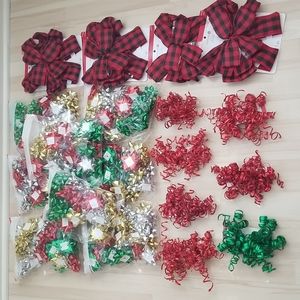 ⭐ Lot of Christmas Gift Bows